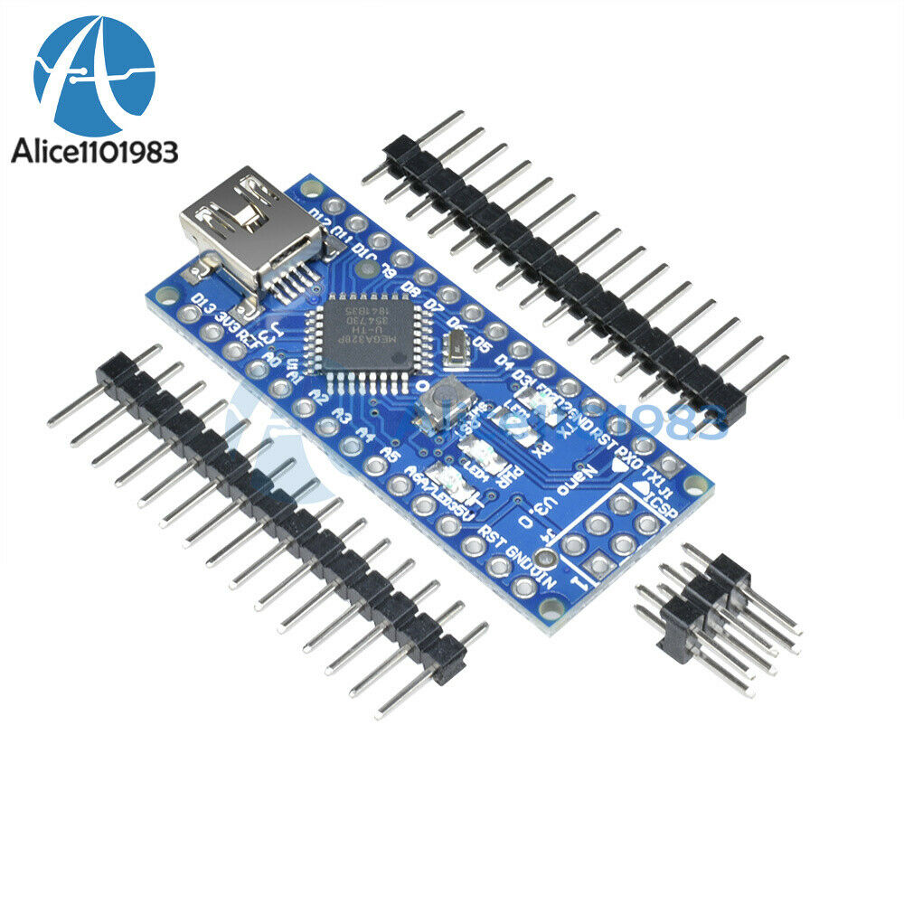 5PCS Mini USB Nano V3.0 ATmega328 5V 16M Micro-controller for Arduino Diy