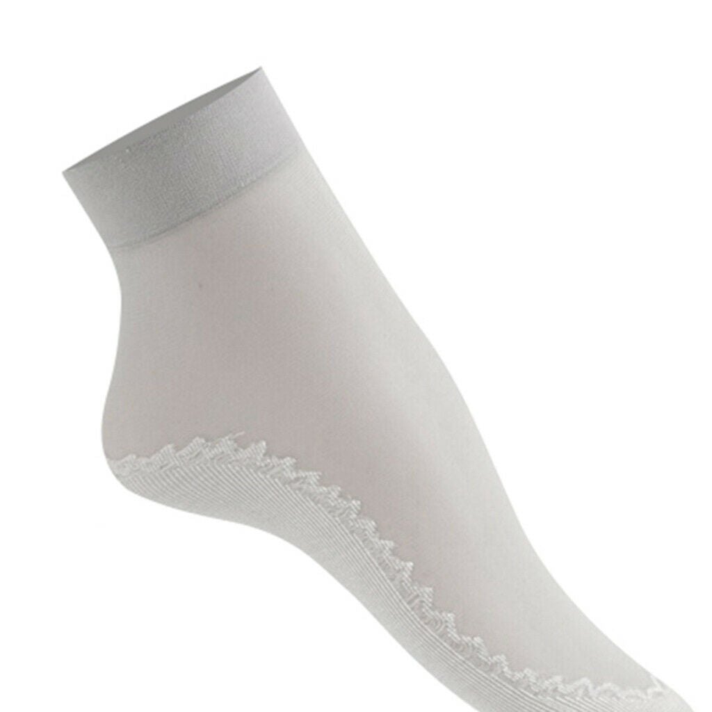 40x Women's Nylon Silk Summer Socks Anti-Slip Short Crew Socks Breathable