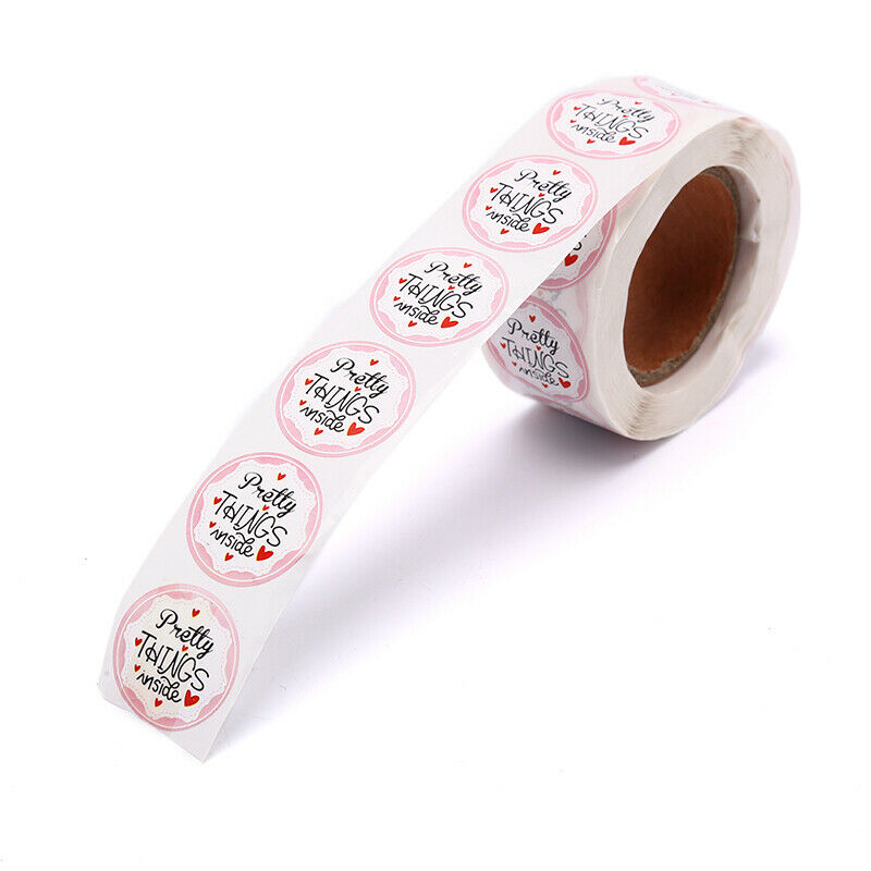 500Pcs/roll Round Christmas Decor Stickers Cute Handmade Seal Lables Stic.l8