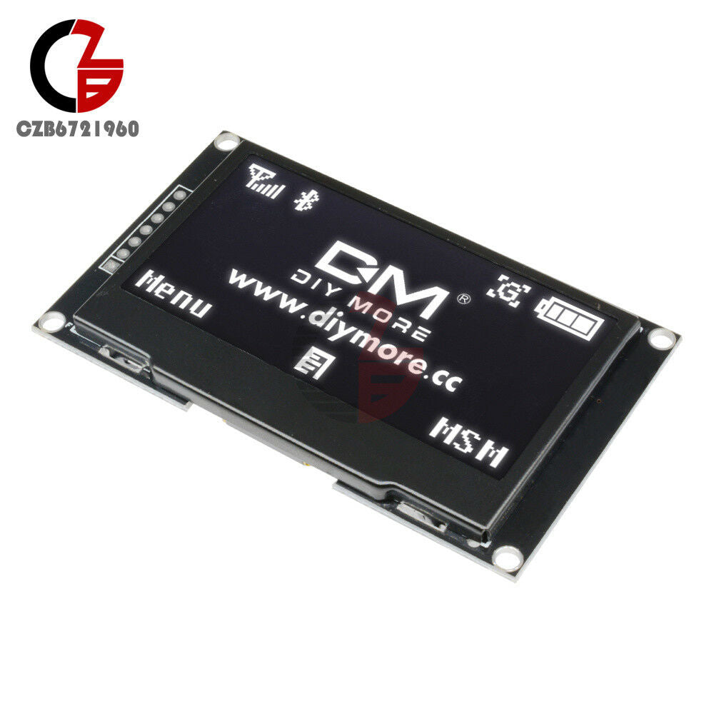 2.42 inch OLED Display SSD1309 128x64 SPI Serial Port 2.42" For Arduino White
