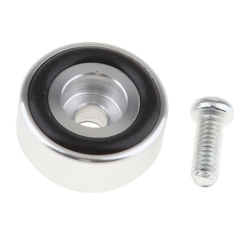 Amplifier Speaker Feet Spikes Mat Fenestrated Pad with 1pcs Screw, 20x10mm,