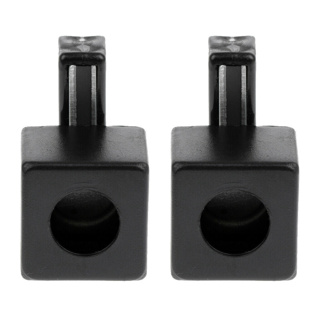 2Pcs Durable Pool Cue Chalk Holder with Belt Clip for Billiards Accessories