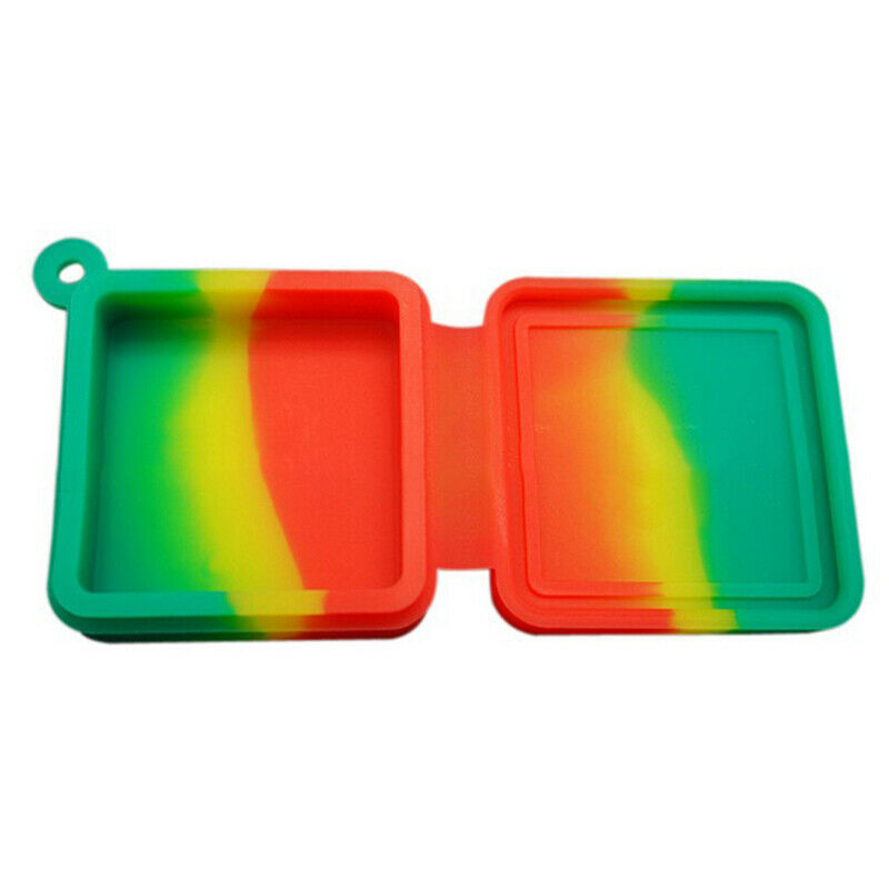 3pcs 7ml Silicone Container Wax/Oil Jar Non-Stick Mixed colors Wholesale .l8