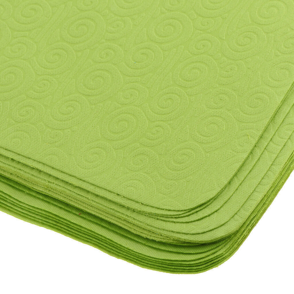 20 Pieces Microfiber Cleaning Cloth for Glasses Jewelry Lens Screen Green