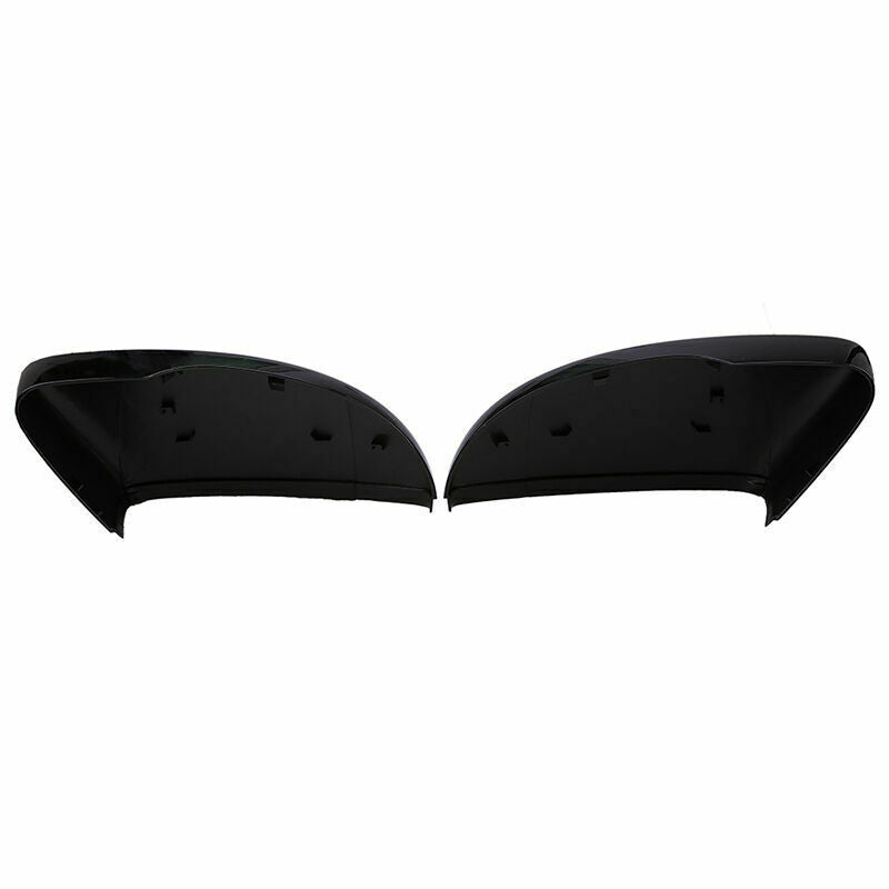 Pair Rearview Wing Door Side Mirror Covers Caps Housing Cover Fits VW 2009-2017