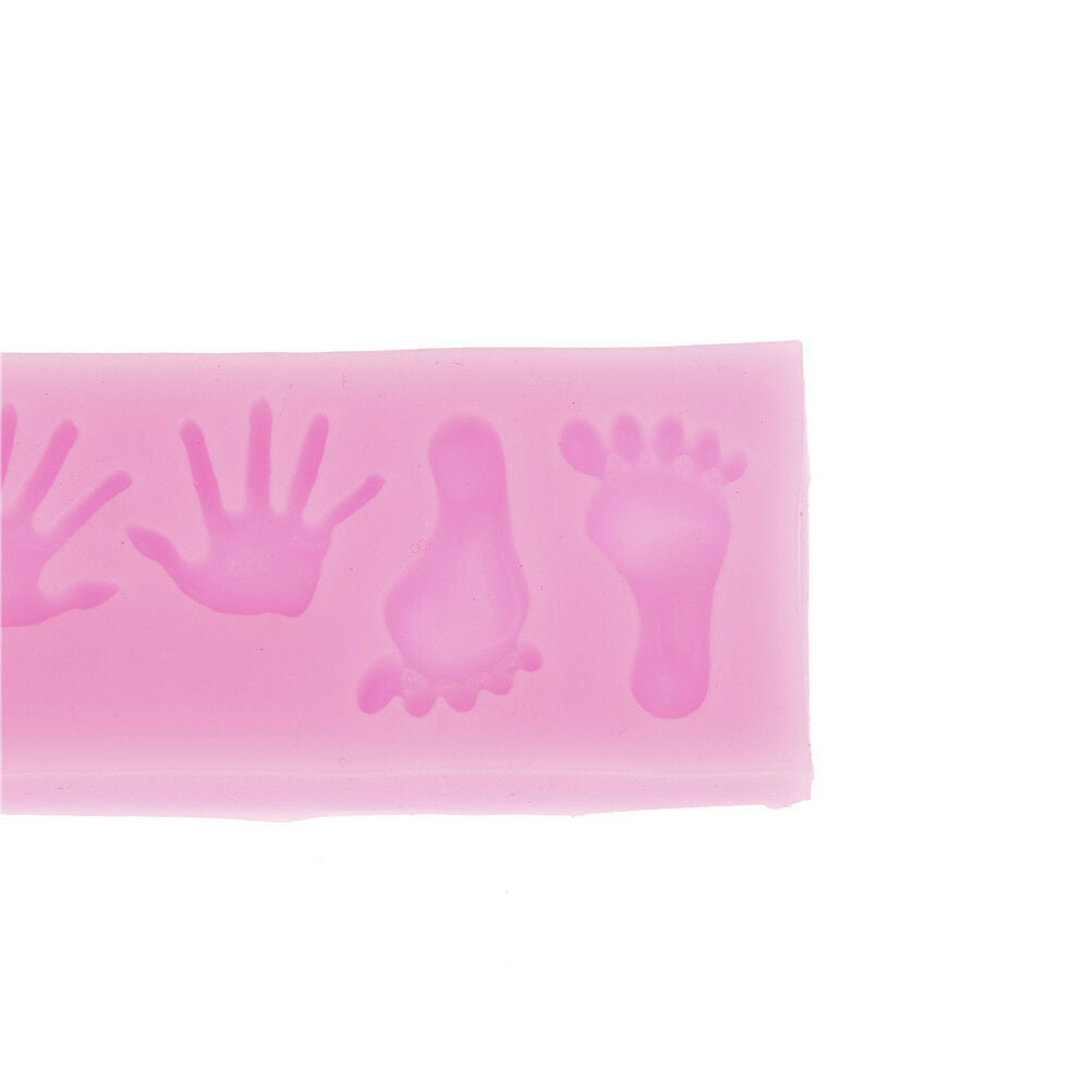 Small Hand Foot Silicone Mold Fondant Mould Cake Decorating Tool dfJC.l8