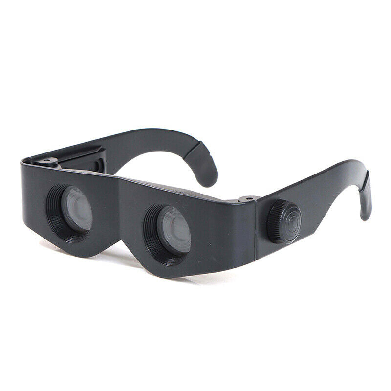 Portable Glasses Style Telescope Magnifier Binoculars For Fishing Hiking .l8