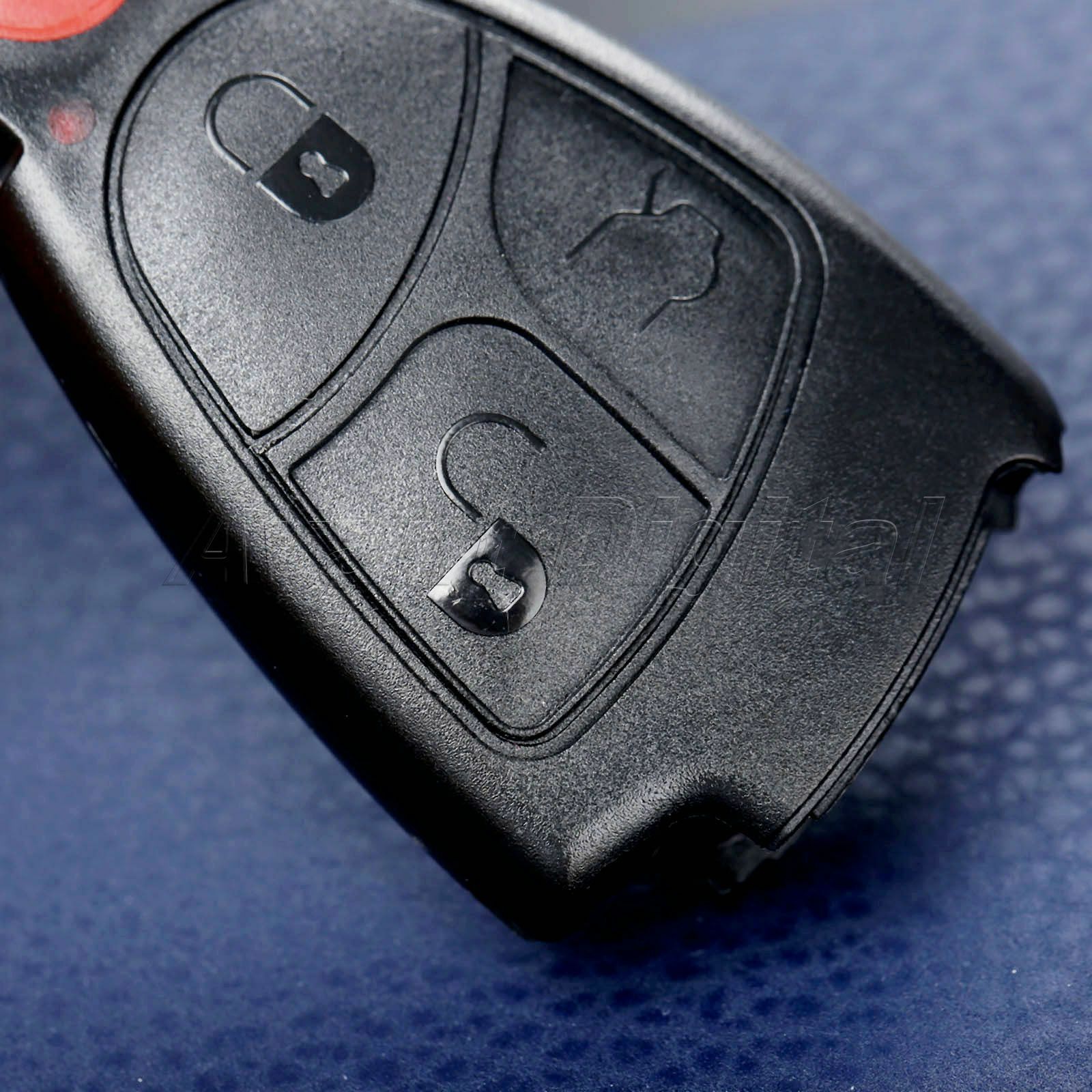 Smart Key Car Remote Entry Fob Case Shell Cover Replacement for Mercedes Benz