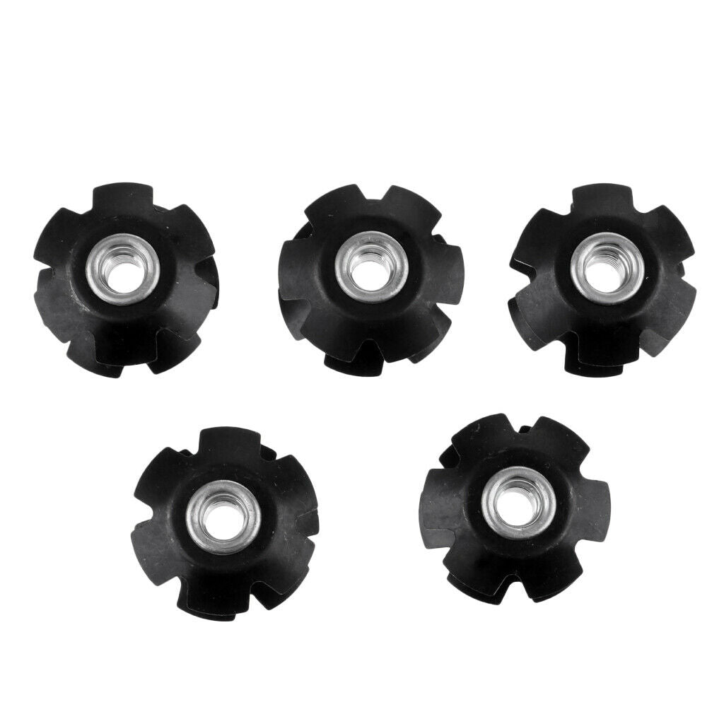 5Pcs Bike Fork Stem Headset Top   Bicycle Headset Star Nut For MTB Bikes