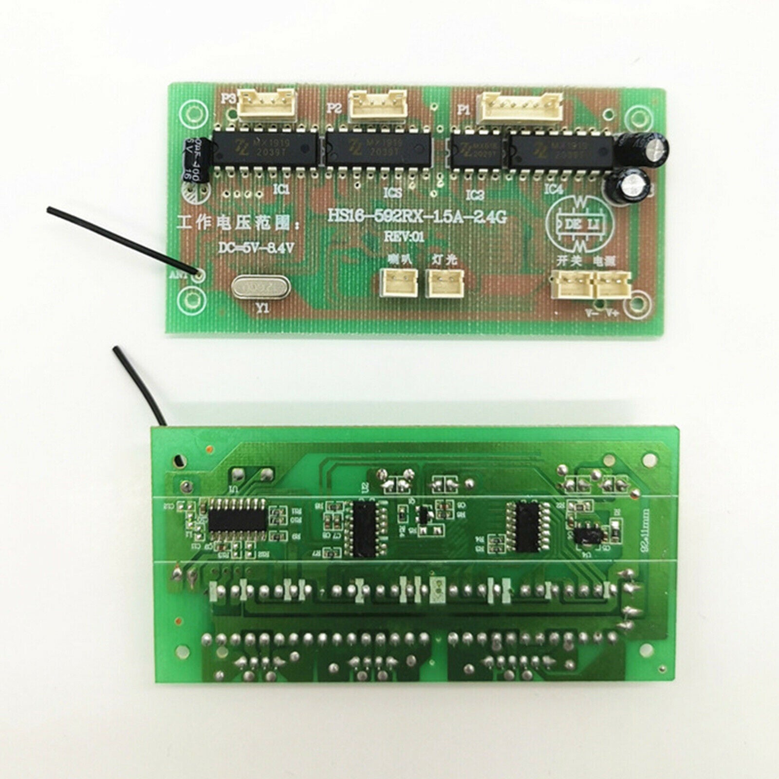 Metal 16CH Wireless Remote Control Receiver Module DIY DC5.0V-8.4V Accessory