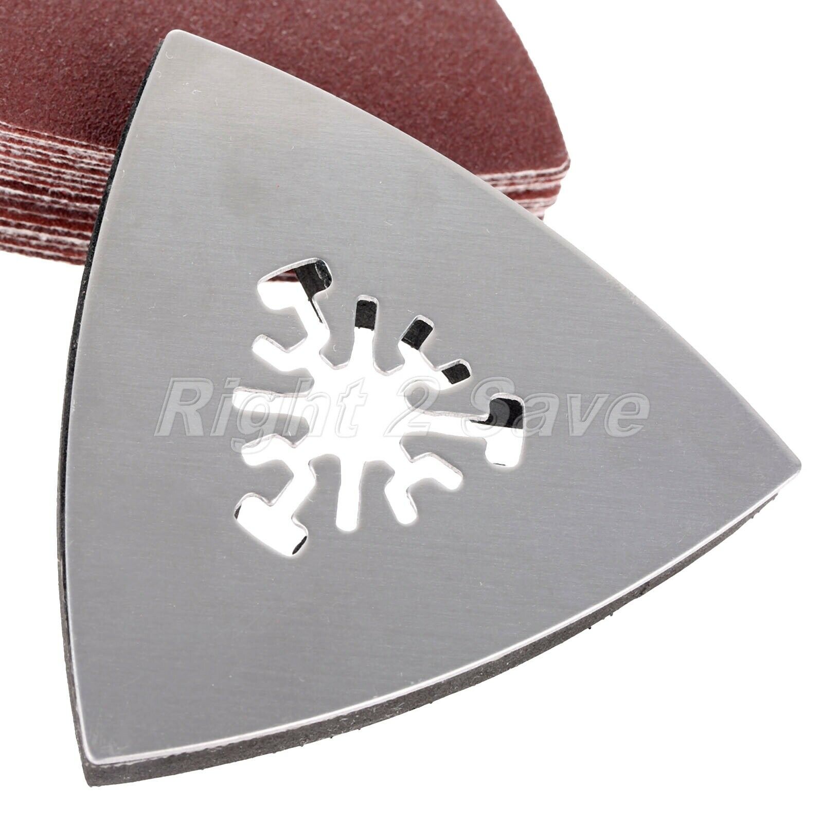 New 100pcs Sanding Paper & Triangular Sanding Pad Oscillating Tool Accessories