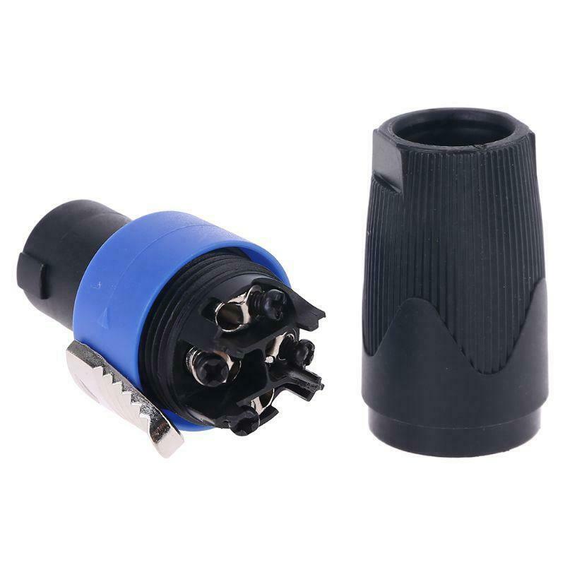 New For NEUTRIK Type NL4FX Speakon 4Pole Plug Male Audio Speaker Connectors