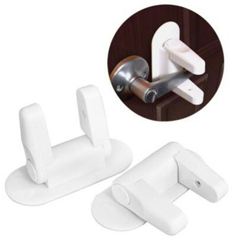 Baby Safety Lock Door Lever Lock Safety Child Proof Doors Adhesive Lever .l8