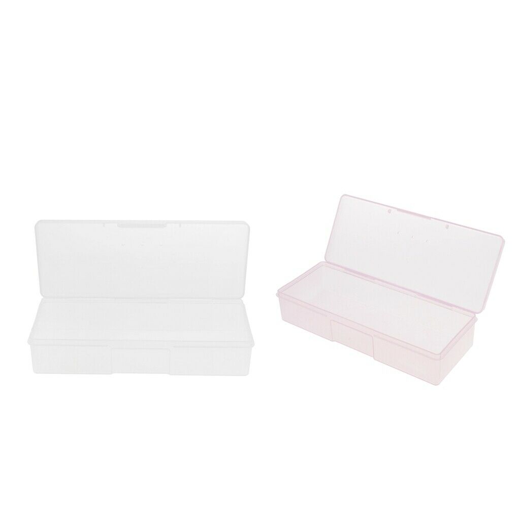 2 Pcs Microblading Pens Pencils Plastic Box Holder Organizer Case Manual Tattoo