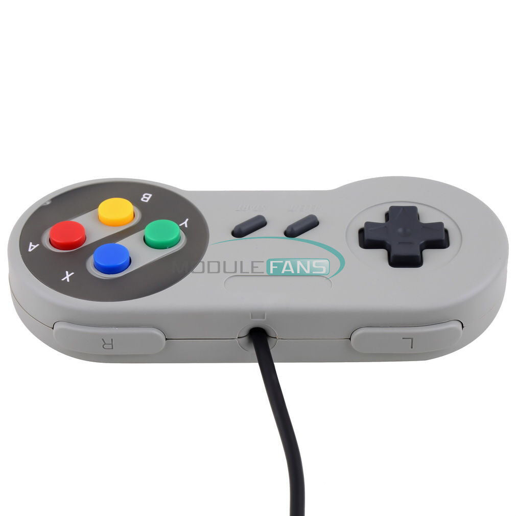 Wired USB SNES Controller Retro Gaming Joystick Joypad Gamepad For Nintendo
