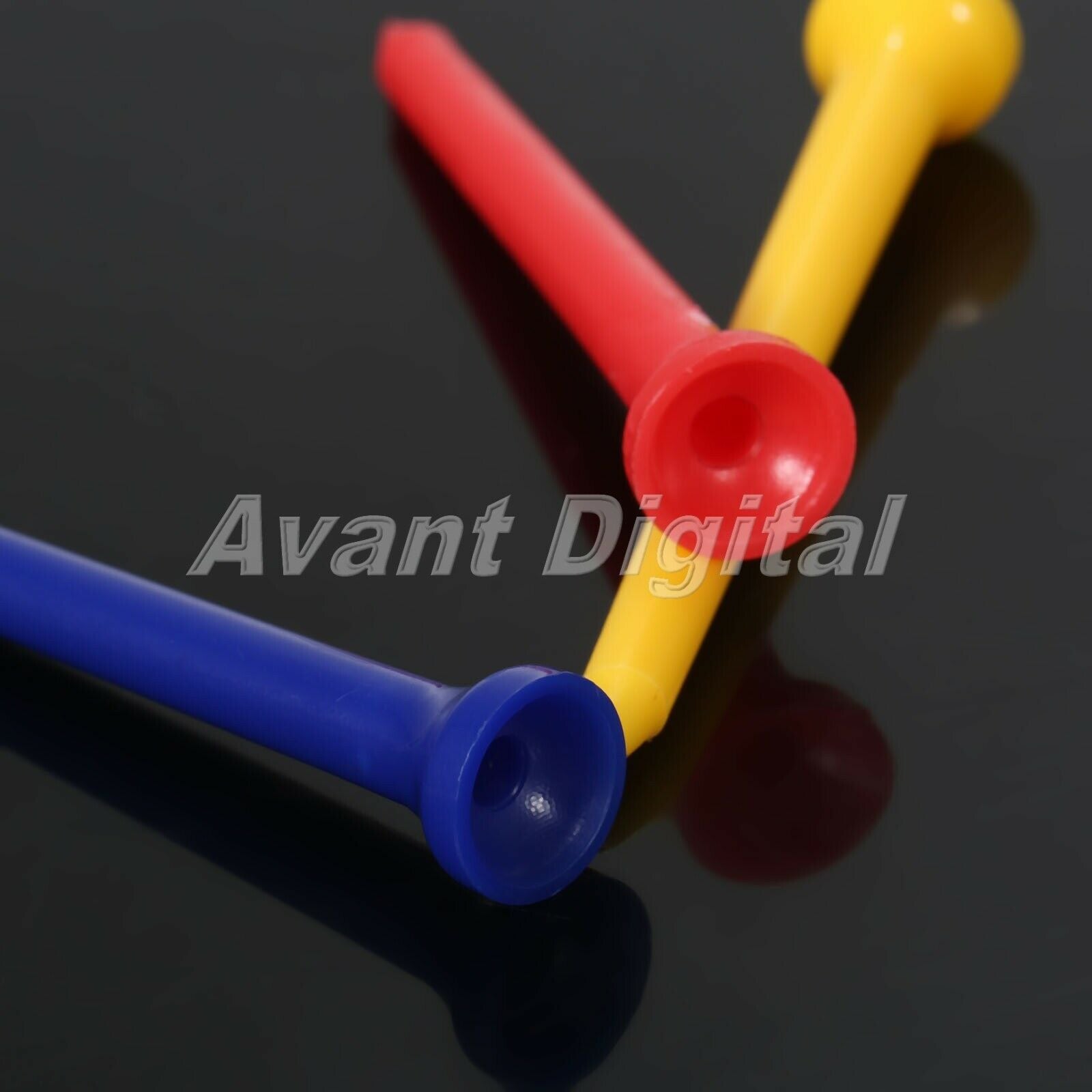 70mm Multicolor Low-resistance Golf Tees Outdoor Sports Plastic Golf Accessories