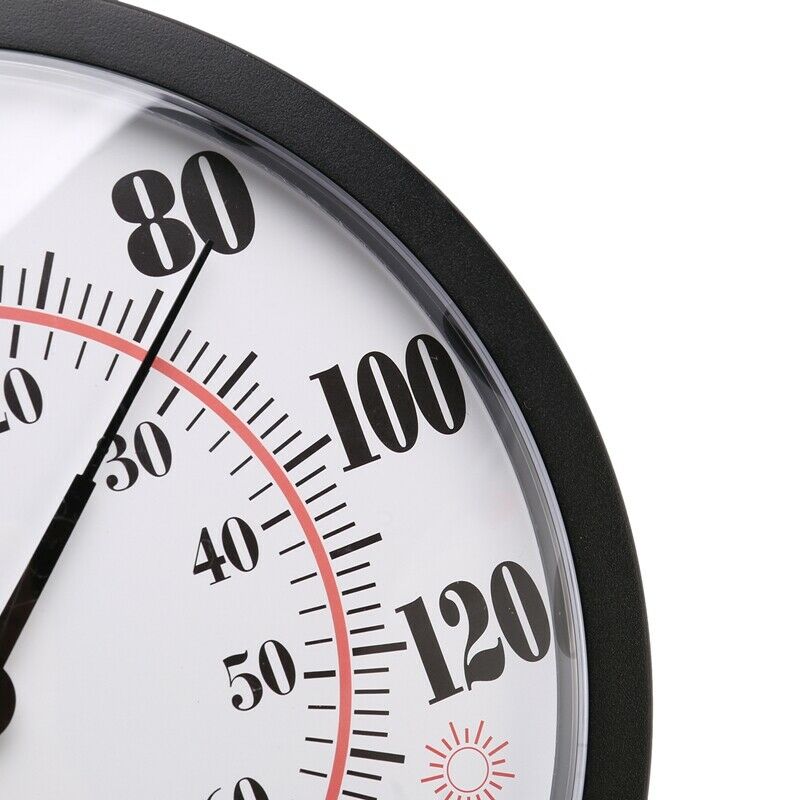 10 inch Indoor Outdoor No Battery Weather Thermometer Hygrometer Wall HygrometT4