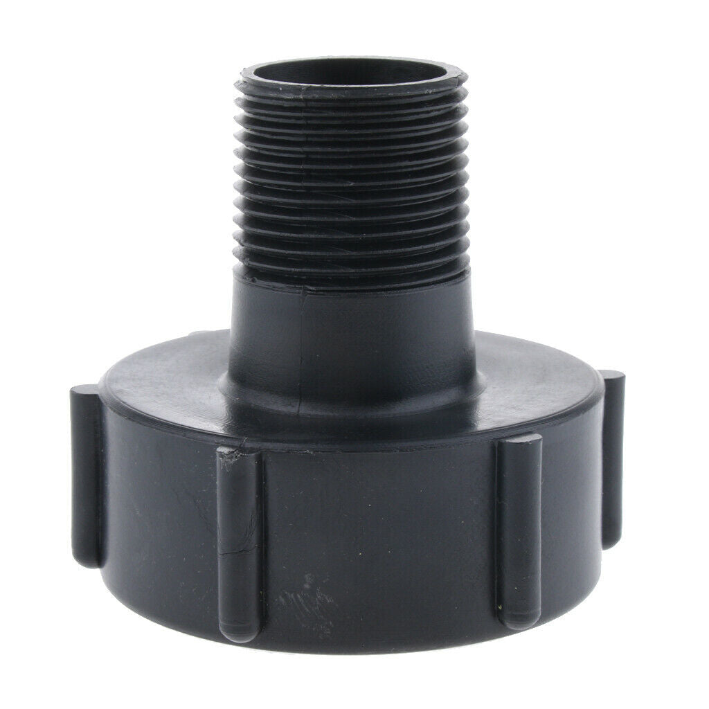 Plastic IBC Tote Valve Adapter, IBC Tank Fitting for Hose - 2 inch Coarse Thread