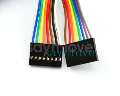 10pcs 8pin 10cm 2.54mm Female to Female Jumper Wire Dupont Cable for Arduino