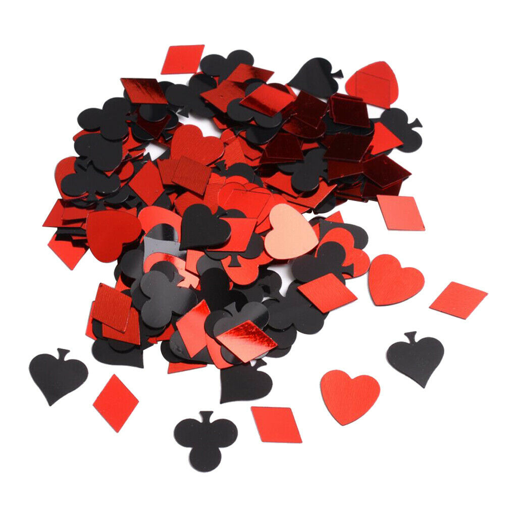 Glitter 30g Assorted Casino Poker Confetti Poker Game Carnival Decor Foil