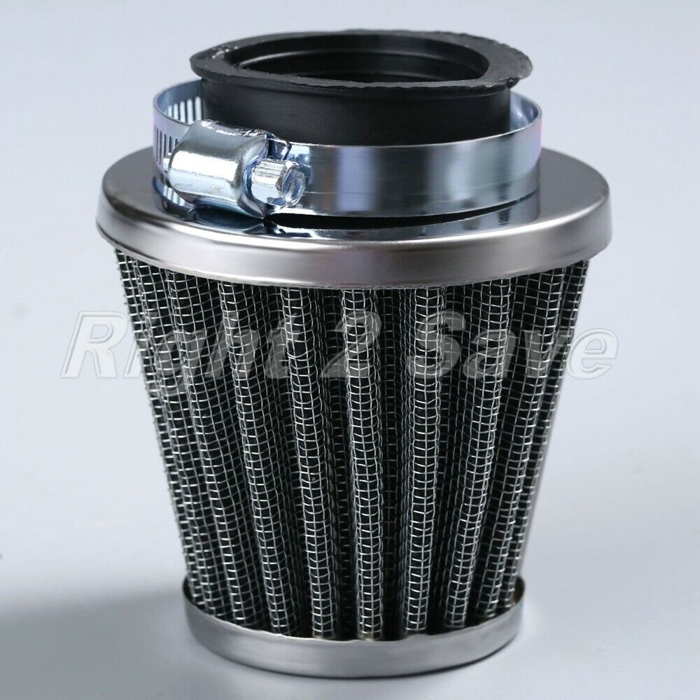 Motor Conical Dual Layer Metal Air Intake Filter Cleaner 39mm for ATV Scooter