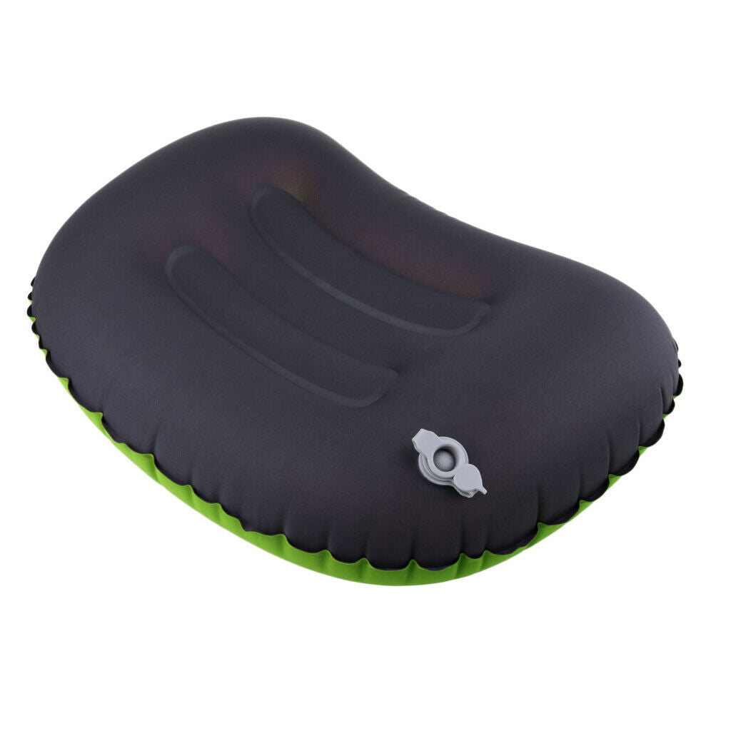Ultralight Portable Air Inflatable Pillow for Hiking Camping Travel Green