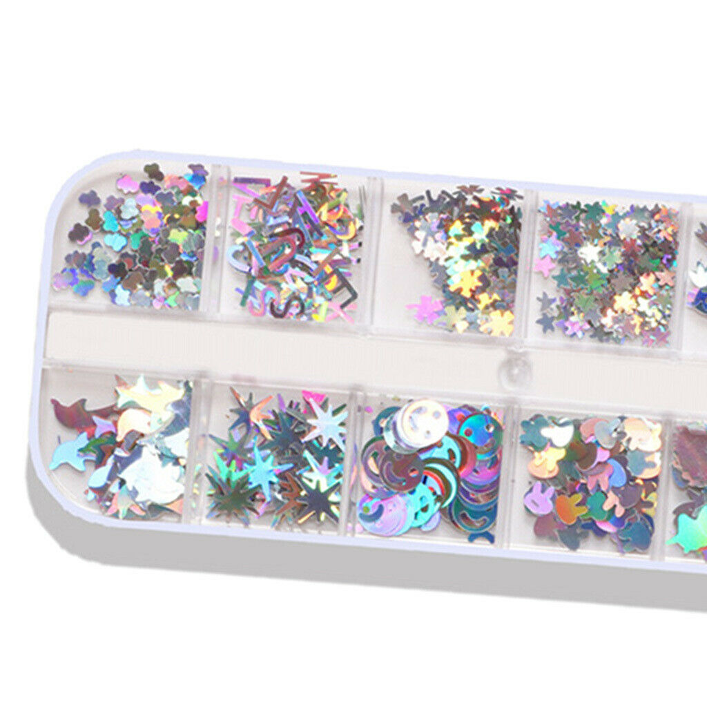 Nail Sequins Paillette Fragments Make up Face Eyes Body Decals Art Design