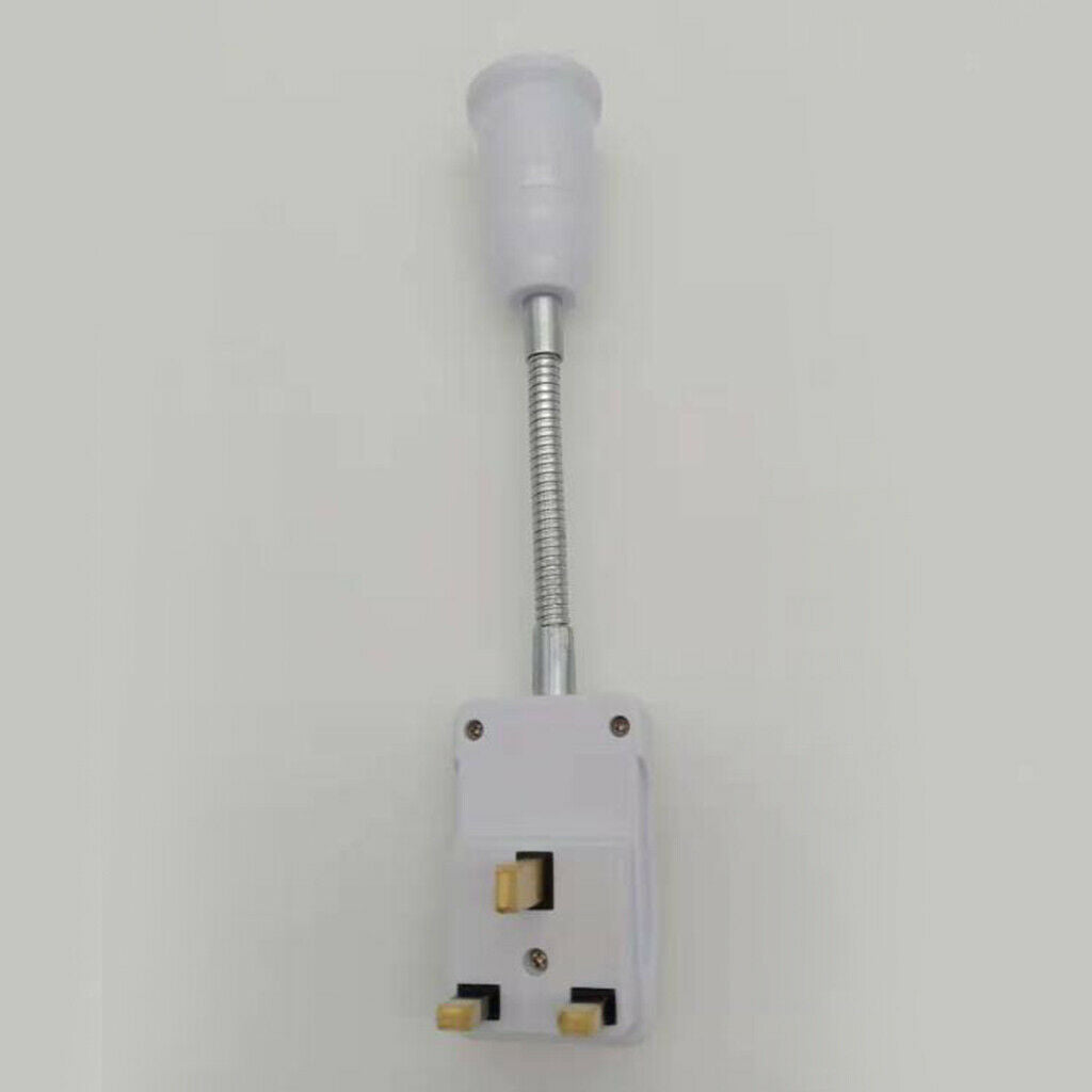 3A E27 Socket Light Bulb Socket Adaptor Converter Lamp Holder Base-UK Plug
