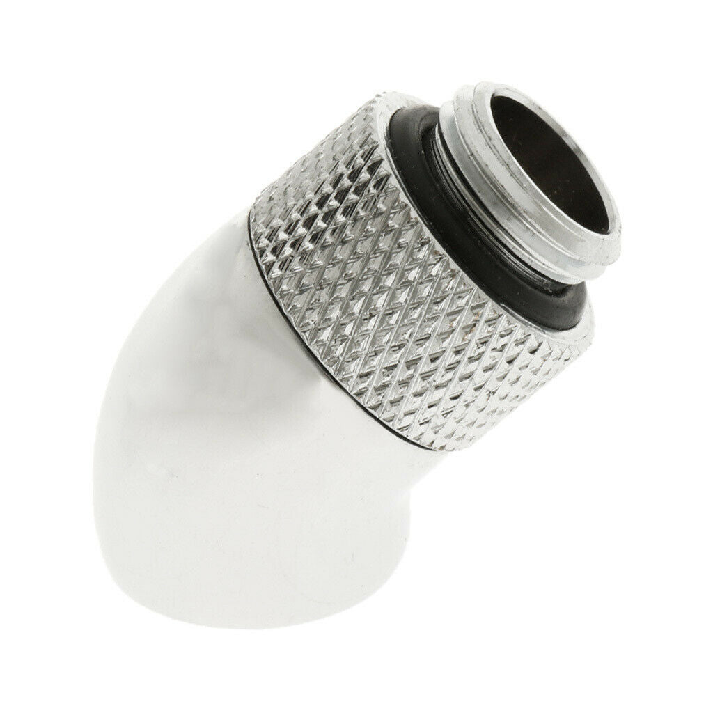 Premium G1/4 Thread Rotary Fitting Extender 45 Degree Angle Water Cooling .