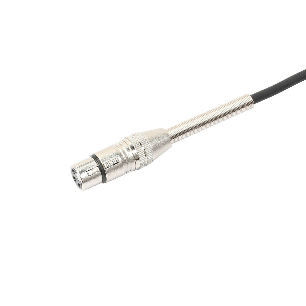 3 Pin Audio Extension XLR Male to Female Microphone Lead Cable Black 10m