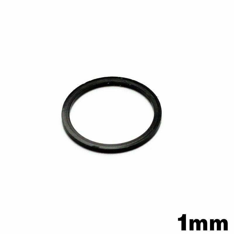 5x NEW CNC Alloy Spacer Shim For Bicycle Chainring Bolt Screws 1mm Hot Black