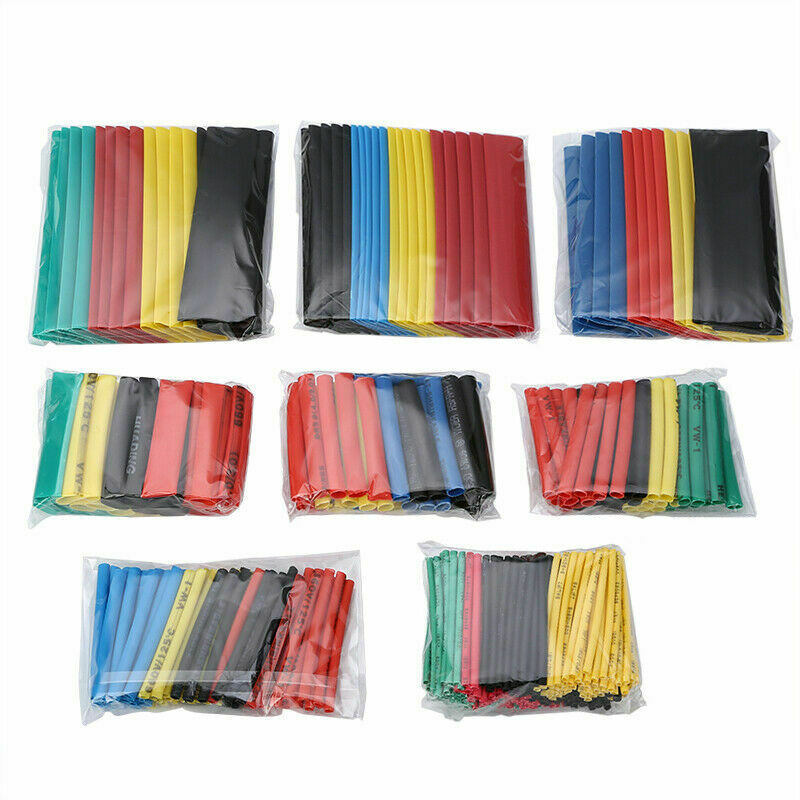400pcs 2:1 Heat Shrink Tubing Insulation Shrinkable Tube Wire Cable Sleeve Kits