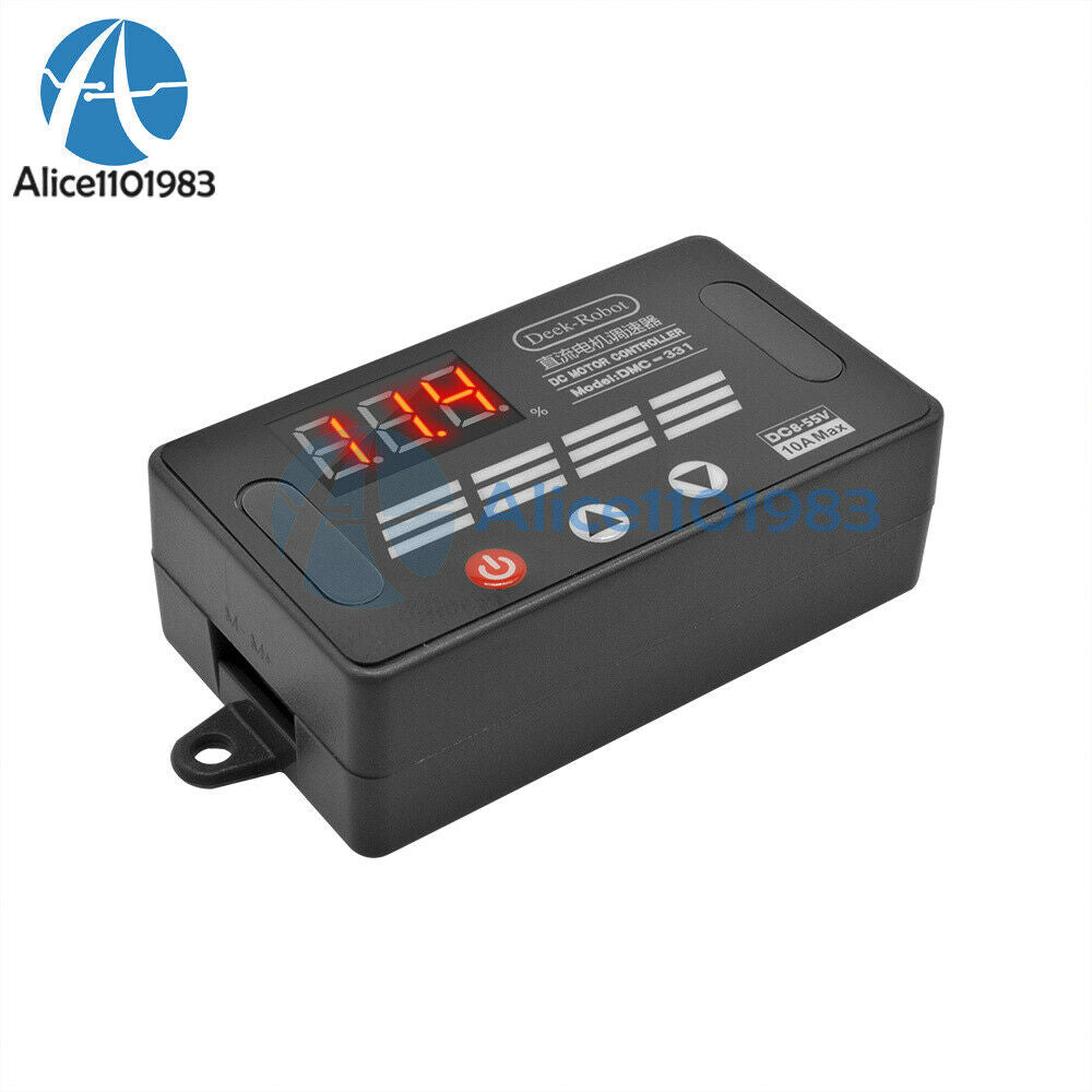 DMC-331 Max 10A PWM Regulator DC Motor Speed Control Switch Controller DC 8-55V
