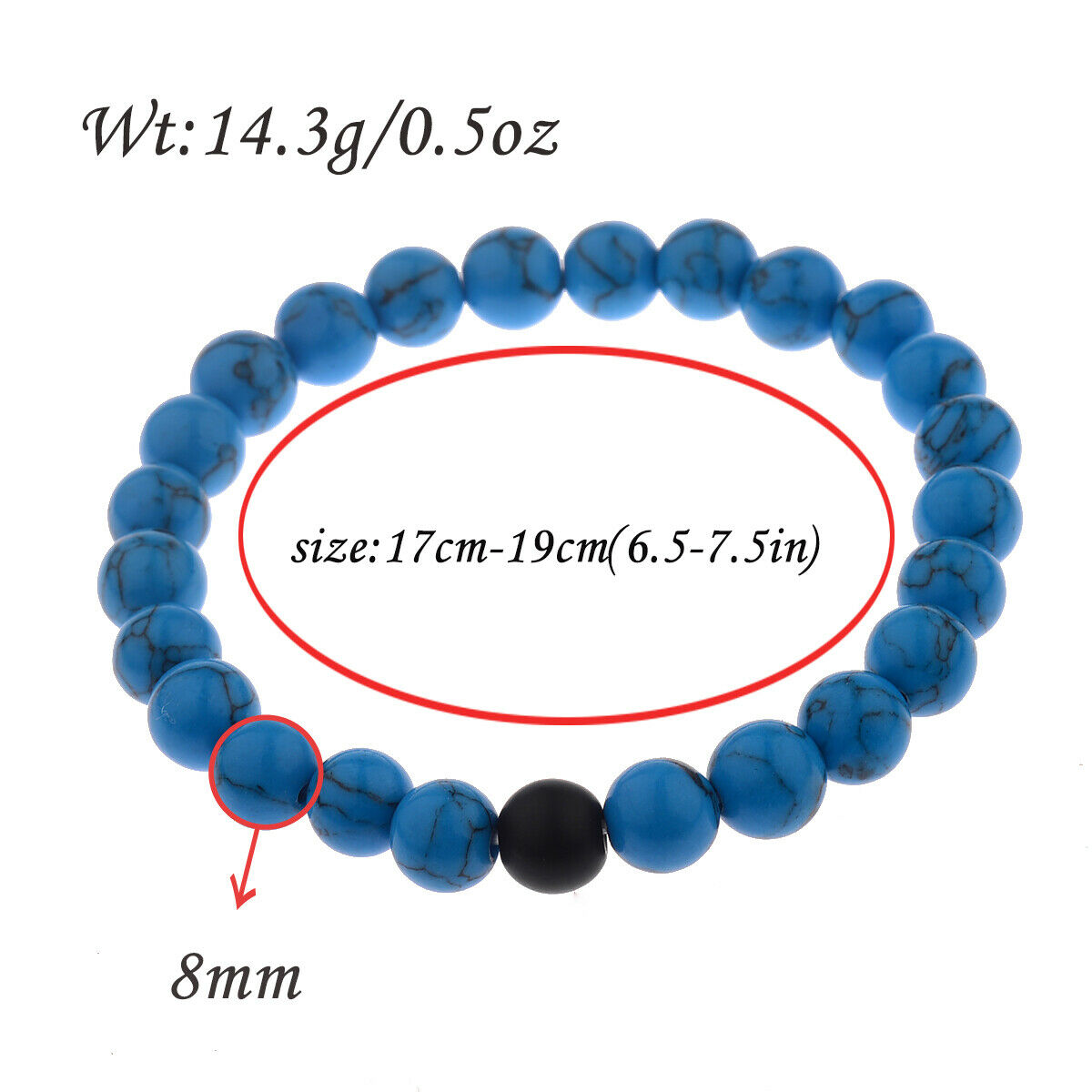Couple His & Hers Distance Bracelet Lava Bead Matching YinYang Jewelry Fashion