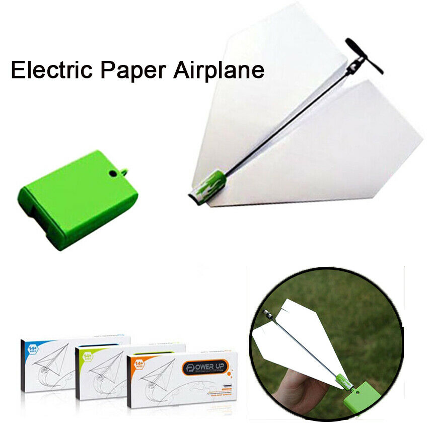 Electric Paper Plane Airplane Kit Fun Educational Toys Perfect Present For Kids