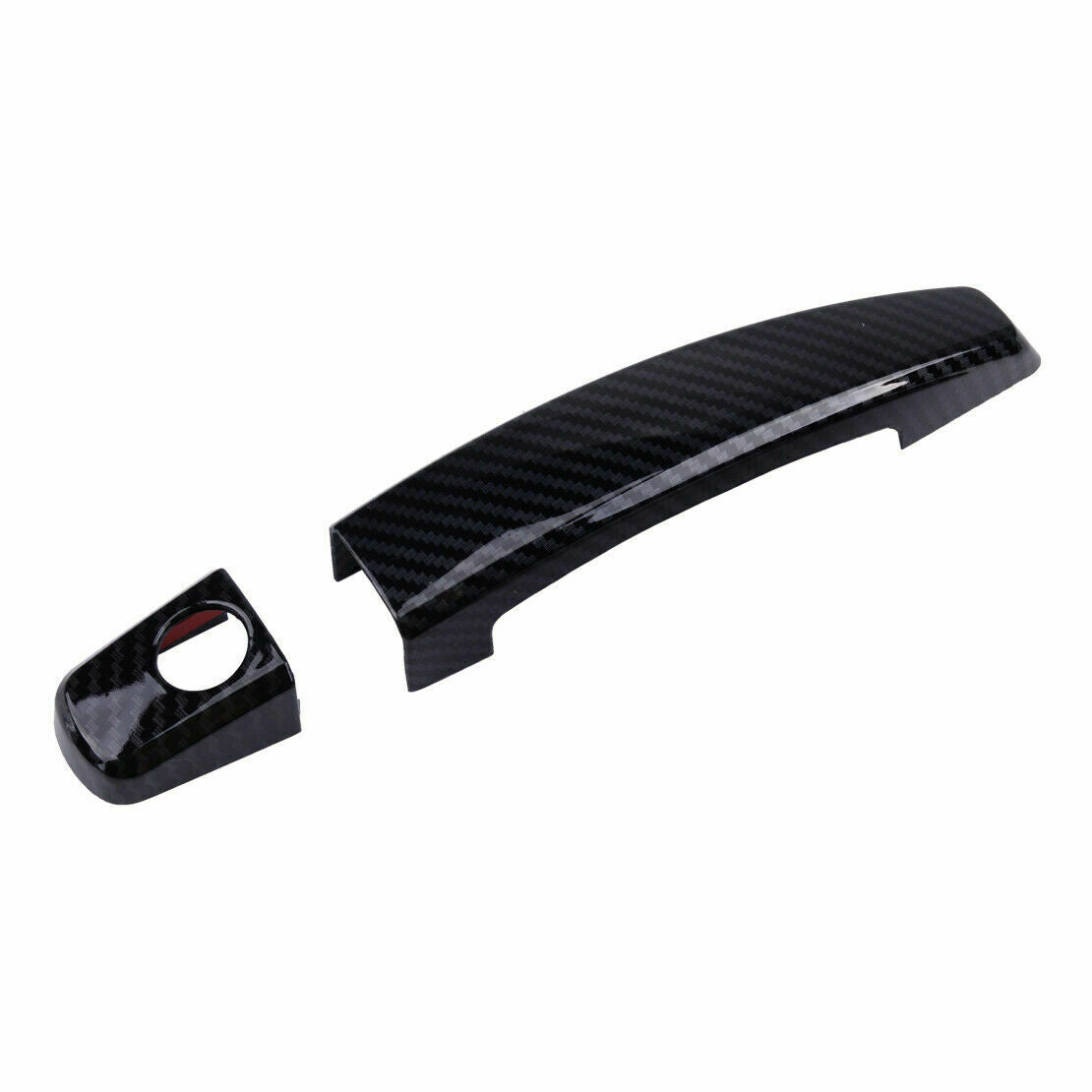 Carbon Fiber Style Door Handle Cover Trim Fit For Chevrolet Camaro 2010-2015