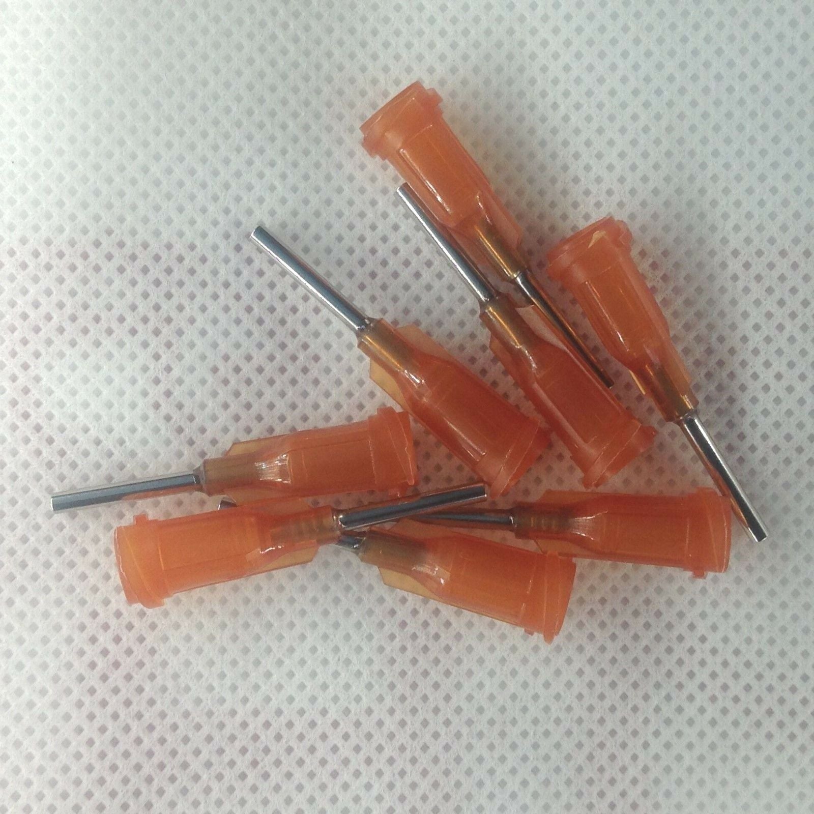 50pcs 1/2" 15Ga Dispensing Needle Tip For Liquid Dispenser Adhesive Glue 0.5"