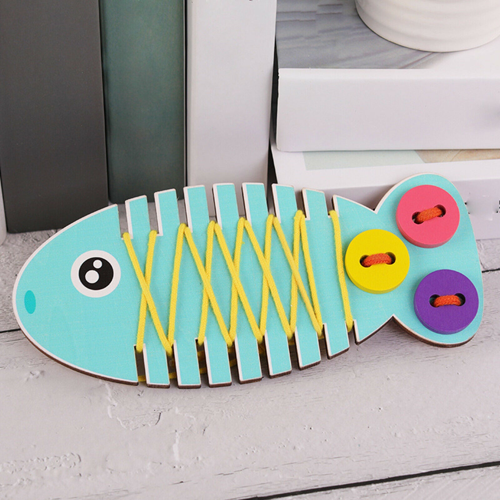 Threading Line Fish Educational Toys Threading Toys Teaching Aids Children