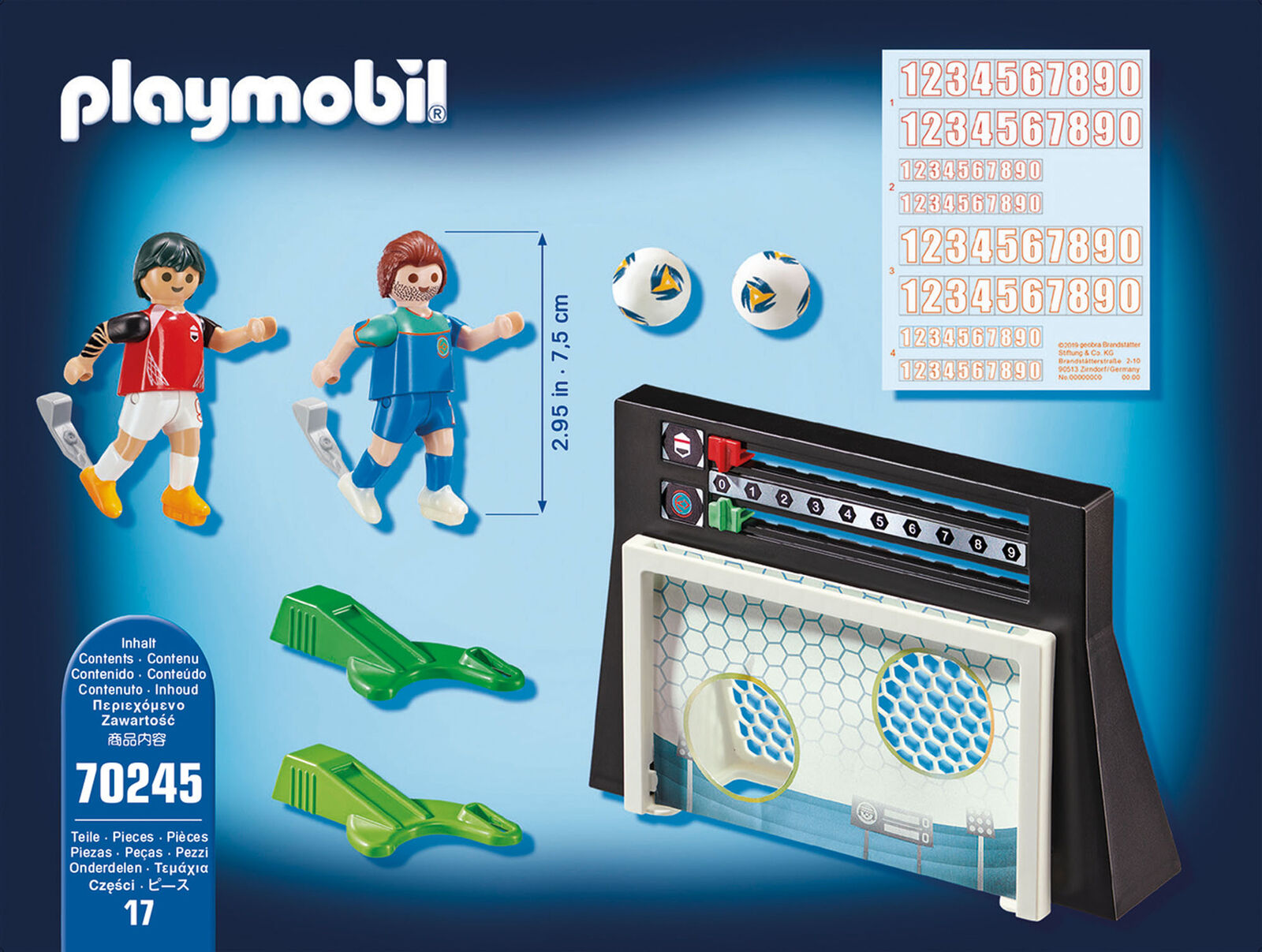 70245 Playmobil Soccer Shootout Contest Suitable for ages 5 years and up.