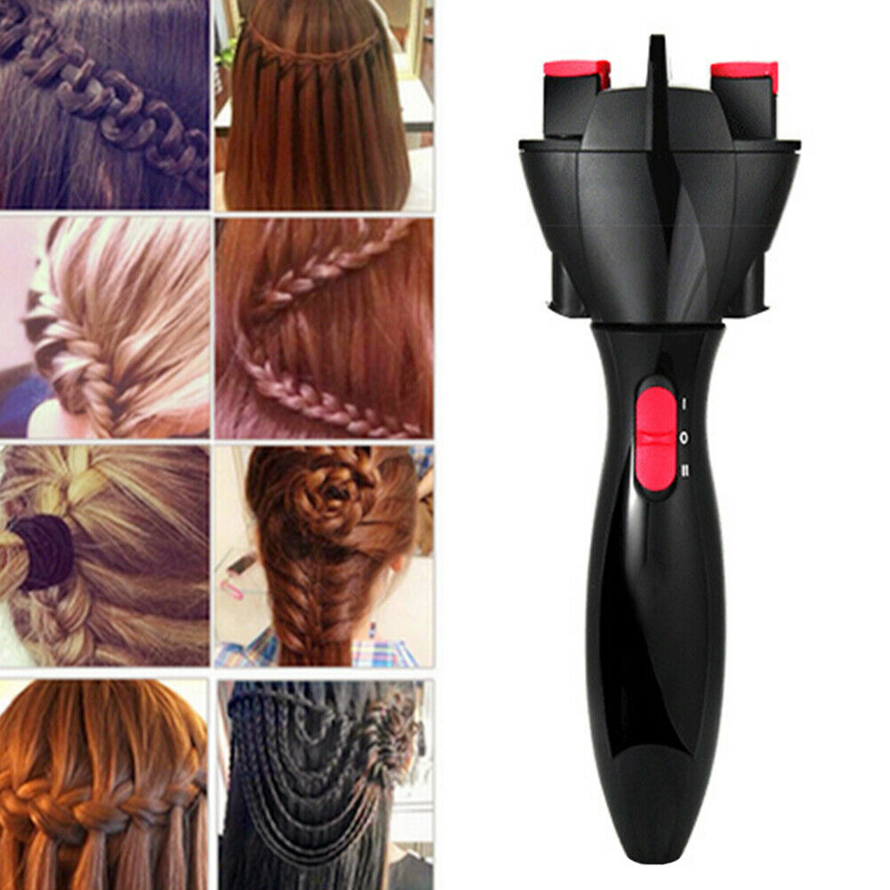 Electric Hair Braider Automatic Twist Knitted Hairstyle Braiding Machine @