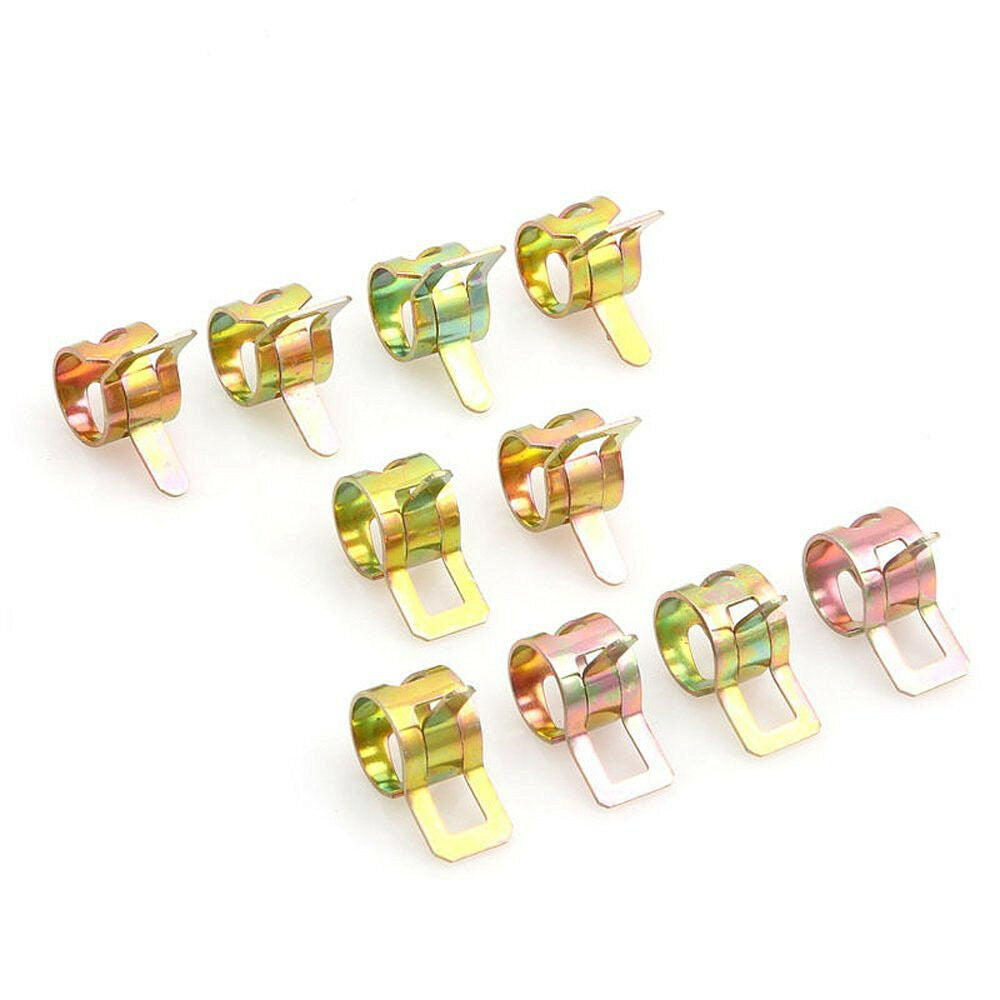 60pc Spring Clip Fuel Oil Water Hose Pipe Clamp 12-22mm Air Tube Fastener 6Sizes