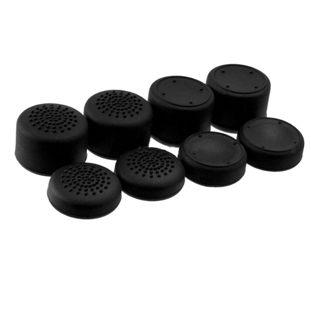 4 Thumbstick Caps w/ Thumb Extender Tall Grips for Sony PS4 Game Controller