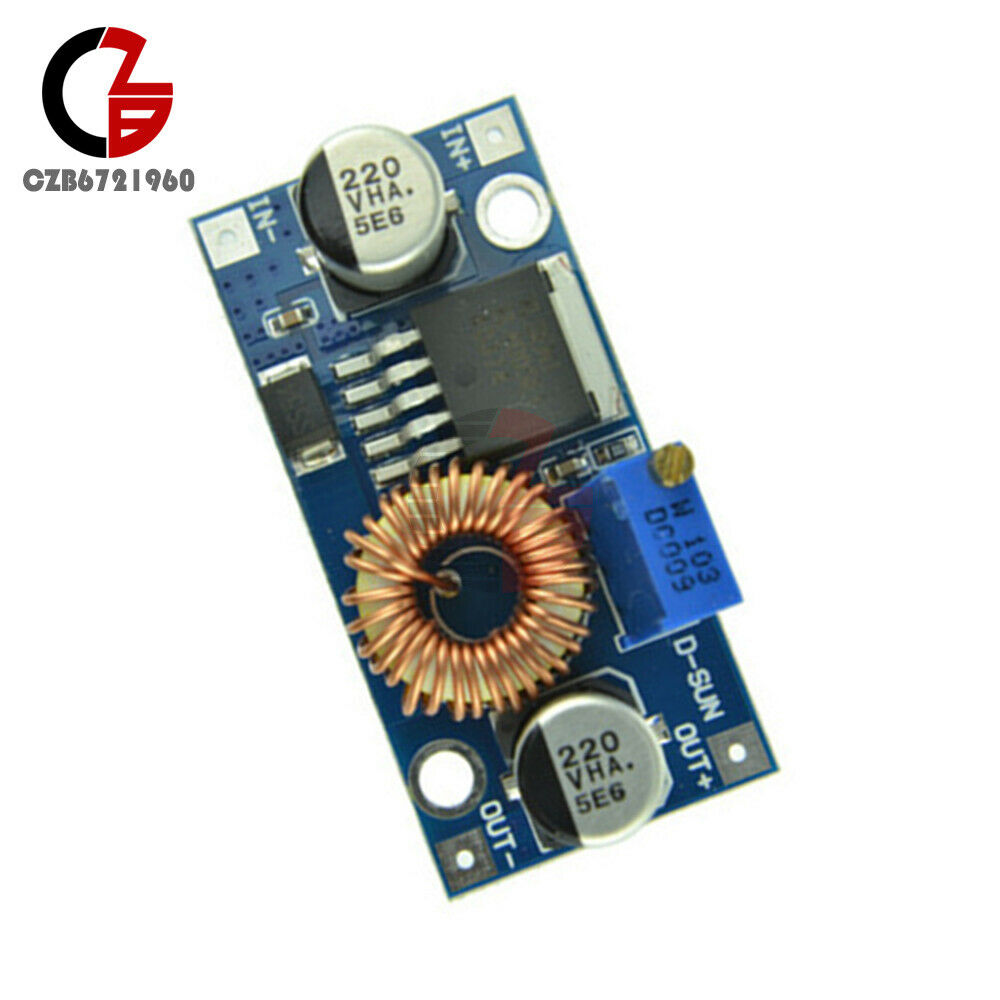 5PCS DC-DC 5A Step Down Adjustable Power Supply Module LED Lithium Charger board