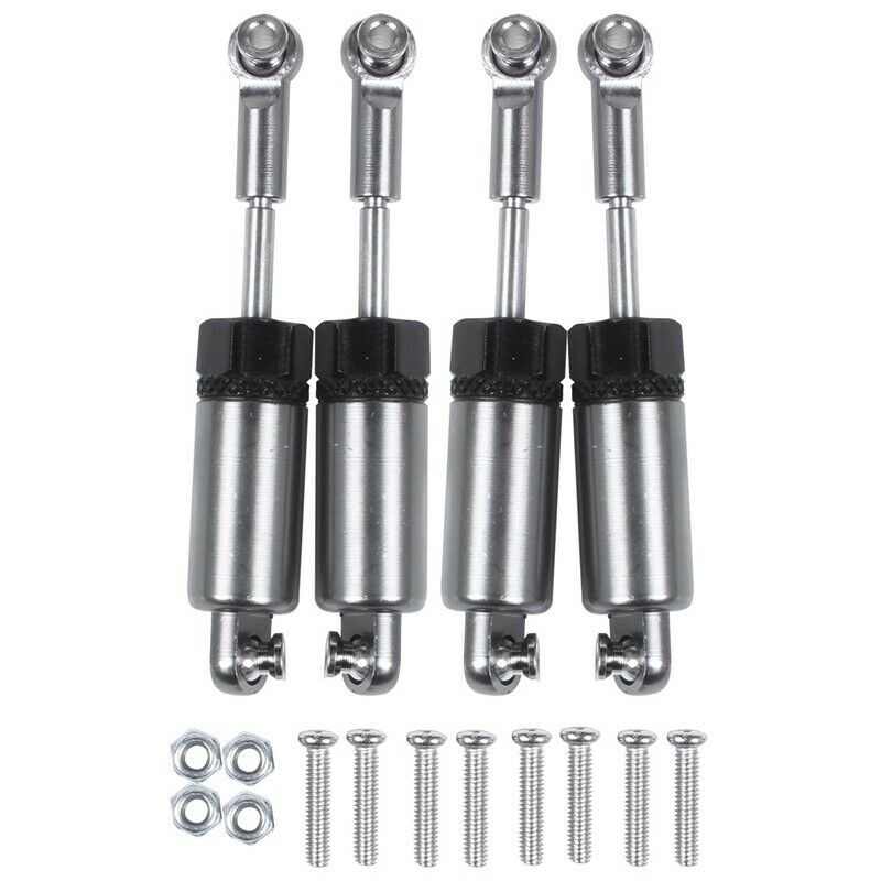 4Pcs Alloy Shock Absorber for WPL 1:16 Henglong C-14 C-24 Pickup Cler Half TruK4