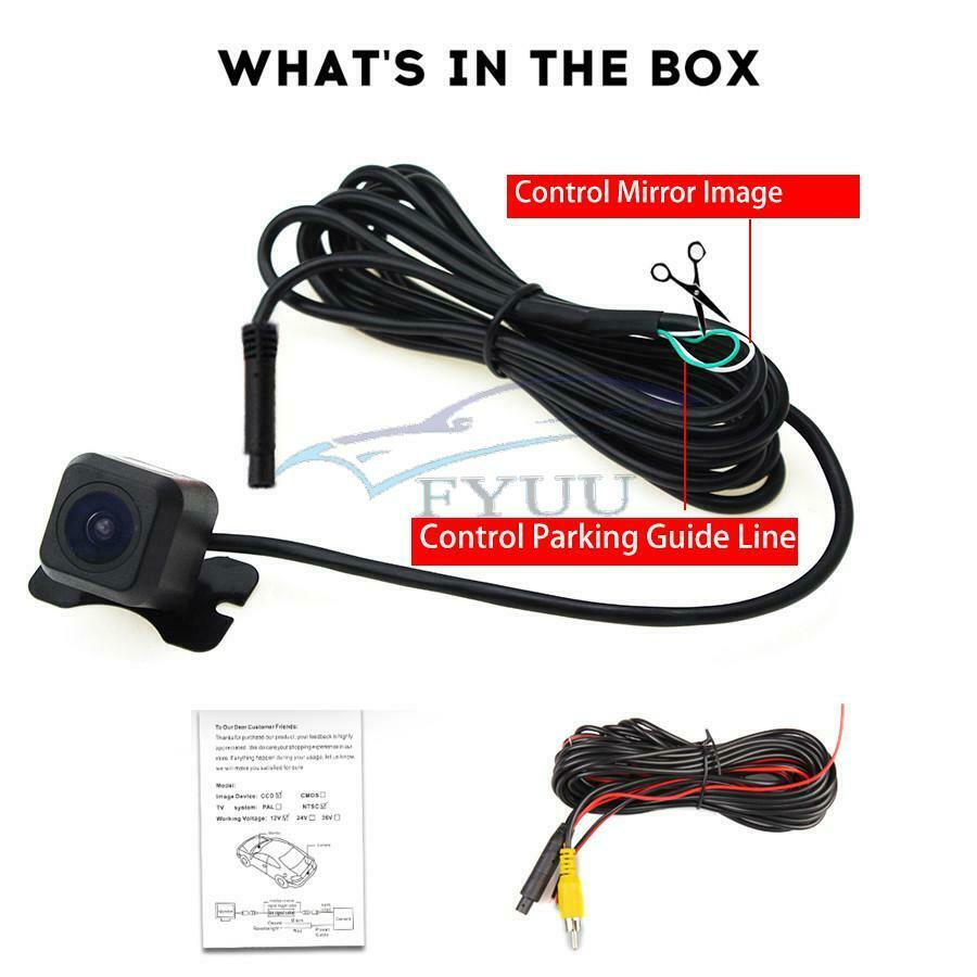 Mini Automobile Front View Reverse Camera With Multi-function Conversion Line HD
