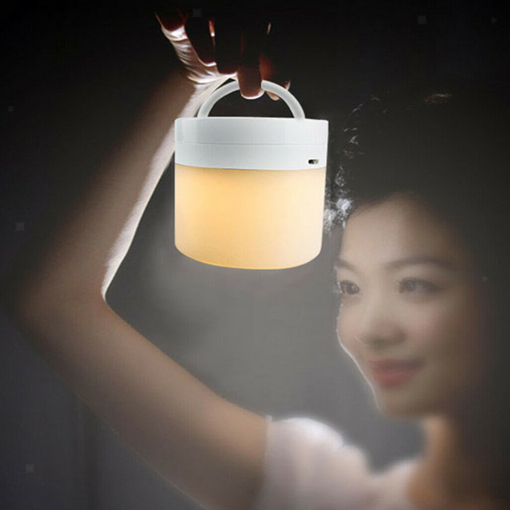 Night Light Baby Kids Room Tabletop Lamp Tent Lantern DC5V Rechargeable