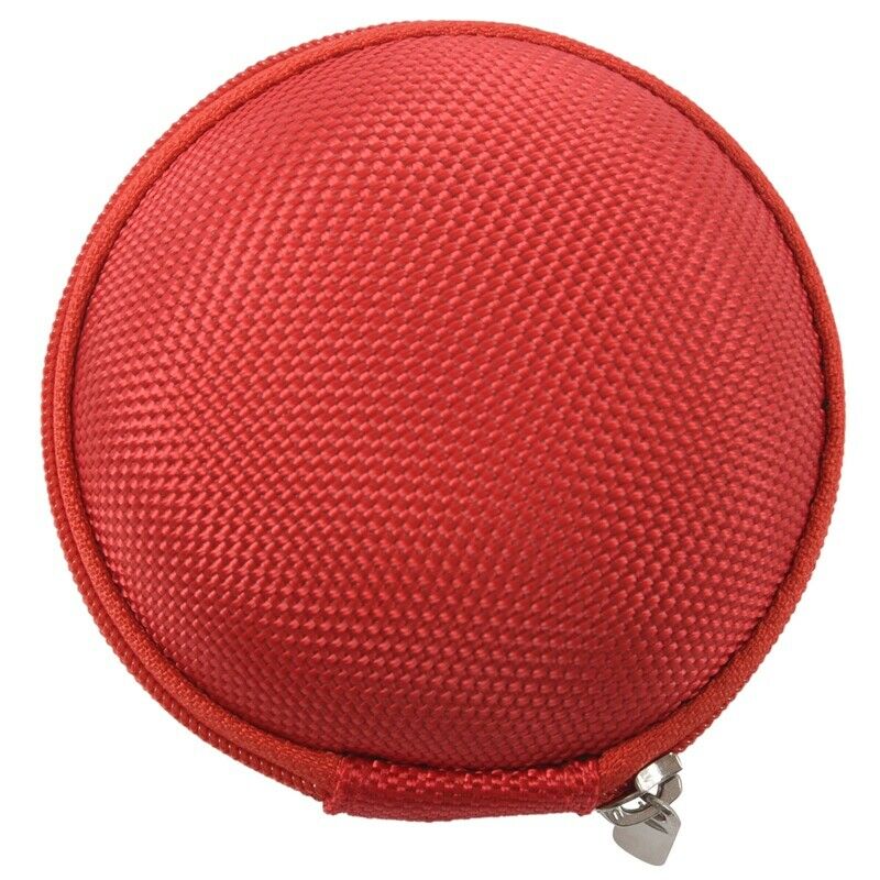 Carrying Hard Case Bag for Earphone Headphone iPod MP3 red G1U2U2