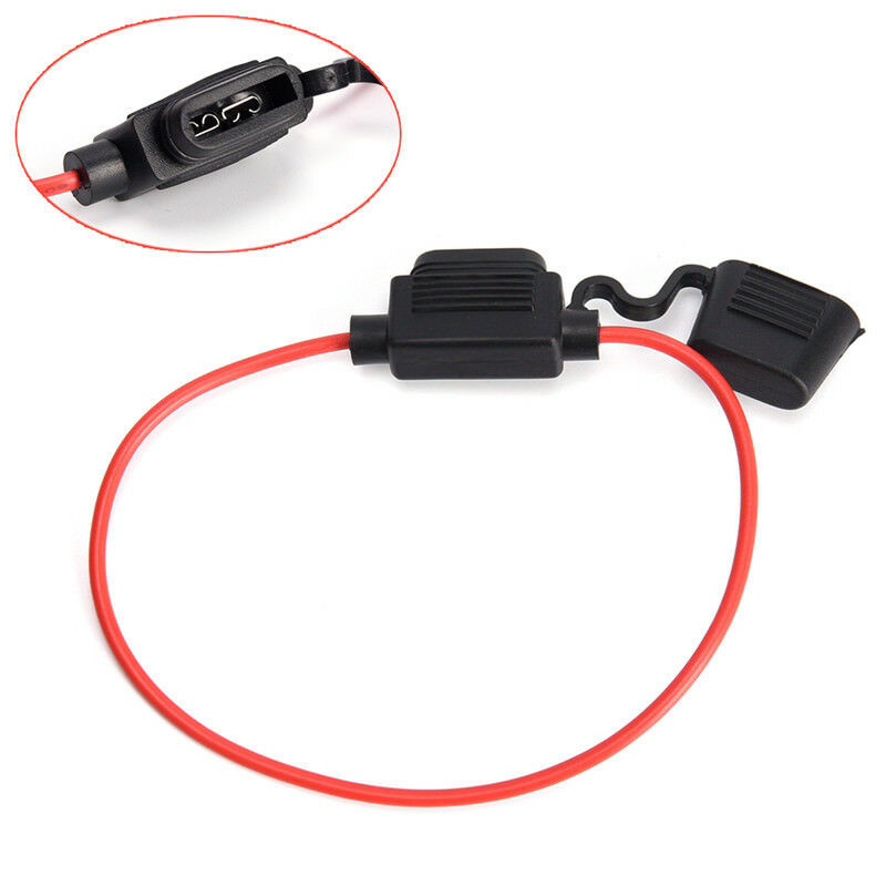 5x 30A 6V-36V Mini Waterproof Amp In Zine Stanard Blade Type Fuse Holder Auto Fx