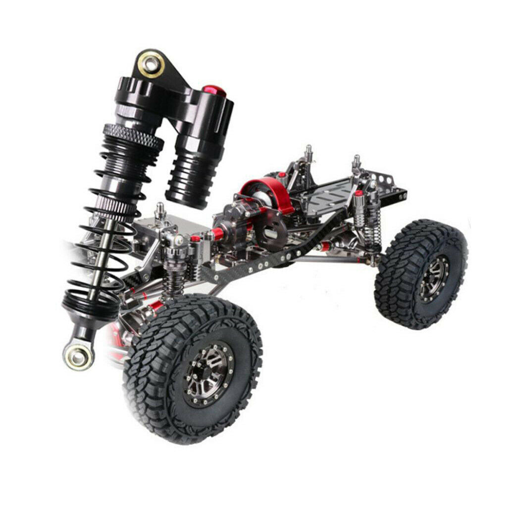 4pcs Shock Absorbers for 1/10 RC Rock Crawler Buggy Truck SCX10 D90 CC01 Accs