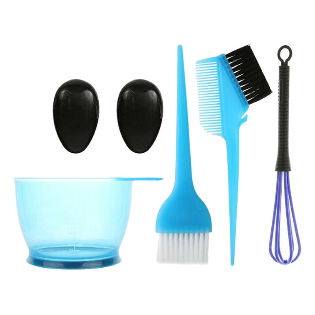 3 Sets Hair Coloring Brush Bowl Set Hair Color Brushes Comb Mixing Bowl